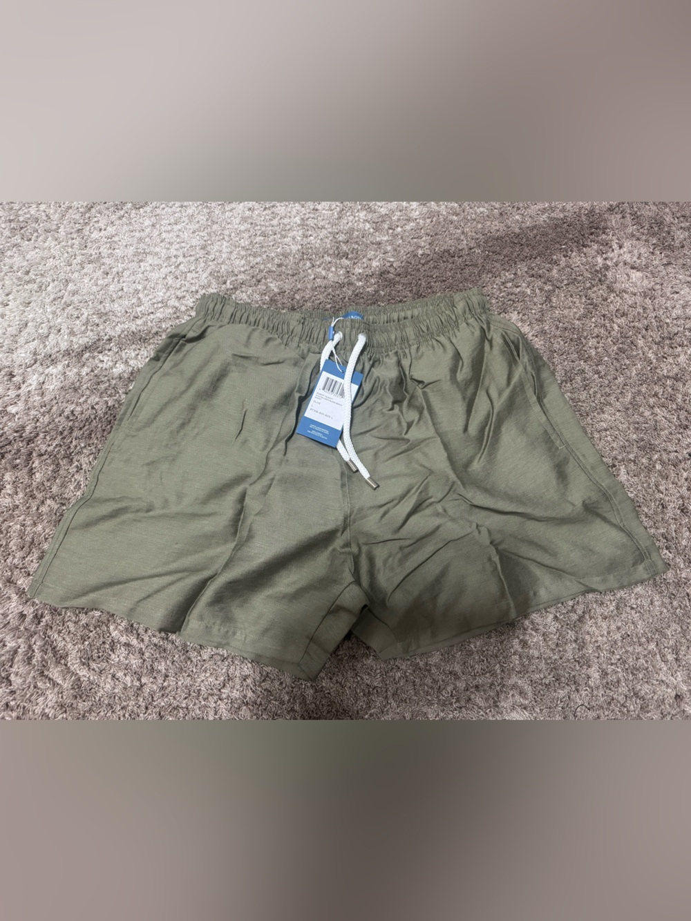 Robert Talbott Avalon Linen Blend Beach Short